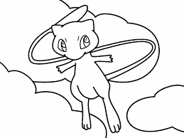 Visit our page for coloring! Mew Pokemon Coloring Page Coloring Pages 4 U