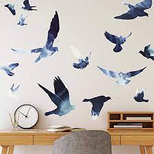 Here you'll find lovely wallpaper for each room in your home. Roommates Song Birds Peel And Stick Wall Decals Red Yellow Blue Amazon Com