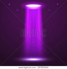 Ufo light beams and glowing rays from alien spaceships at night. Ufo Light Beam Alien Vector Photo Free Trial Bigstock