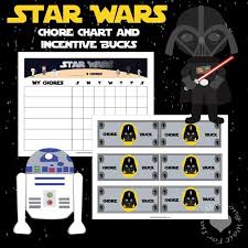 Star Wars Inspired Chore Chart And Chore Bucks Star Wars