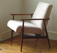 Mid Century Lounge Armchair From 60s 70s Danish Style Ivory Etsy Mid Century Modern Living Room Chairs Mid Century Upholstered Chairs Mid Century Lounge