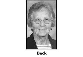 IRENE BECK Obituary (1927