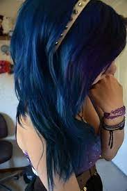 Blue Purple Hair Hair Styles Funky Hair Colors Hair Color Blue