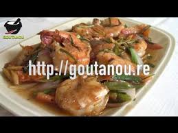 Goutanou Camarons Au Gingembre Cuisine Reunionnaise Recette Sympa Recette Reunionnaise