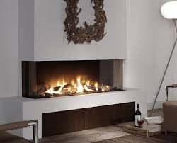 Perfect for a modern home! Building Product Modern Gas Fireplace By Element4 Trisore 140 Three Sided Glass 102729b Arcat
