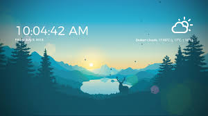 Firewatch 4k With Clock Weather Wallpaper Engine Firewatch, 4k, 8k, art, forest. firewatch 4k with clock weather
