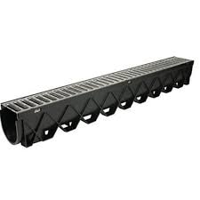 Reln Storm Drain 40 In Channel Complete With Galvanized Grate 003017 The Home Depot Drainage Channel Stainless Steel Channel Trench Drain Systems
