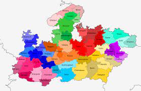 Bhopal In Mp Map List Of Districts Of Madhya Pradesh - Wikipedia