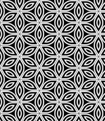 Abstract Black And White Pattern Wallpaper Vector Modern Seamless Sacred Geometry Pattern Black And White Abstract Geometric Flower Of Life B Sacred Geometry Patterns Geometric Flower Geometry Pattern