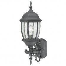 Thomas Lighting Exterior Lighting Collection 2 Front Door Black Die Cast Aluminum Thomas Lighting Wall Mount Lantern Black Outdoor Wall Lights