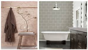 It also distracts from corners, which are typically shadowed and make a room feel smaller, by blending them with the rest of the space. Bathroom Wallpaper Bathroom Wallpaper Ideas