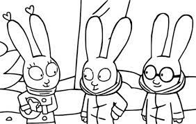 Simon printable coloring pages 11. Coloring Page Simon Rabbit It S Winter 17