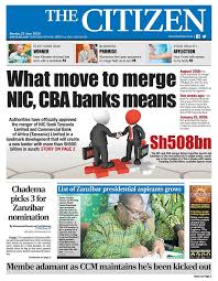 People who have been resident tanzania of tanzania for more than ten (10) years contributed toward tanzanian economy or in terms of science and technology; The Citizen The Citizen Newspaper This Monday What A Facebook