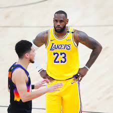 Beat them in 6 games, took his jersey and made him change to the #6. Nba Playoffs Lakers Lebron James Gave Suns Devin Booker A Special Treat Sports Illustrated Indiana Pacers News Analysis And More