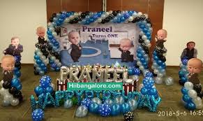 Party theme ideas, party kits, theme party decorations. 2d Boss Baby Birthday Party Theme Decoration Bangalore Best Birthday Party Organisers Balloon Decorators Birthday Party Caterers In Bangalore