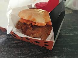 It's made the hard way. Yeah I Ate That Orange Is The New Sandwich With Kfc S Cheetos Chicken Food Drink Madison Com