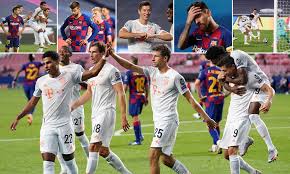 We did not find results for: Barcelona 2 8 Bayern Munich Quique Setien S Men Suffer Their Heaviest Ever Defeat In Europe Daily Mail Online