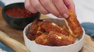 Low Carb Mozzarella Sticks Keto Youtube