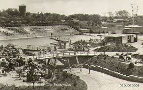 Zwembad De Papiermolen Groningen 1960 Groningen Stad Nederland