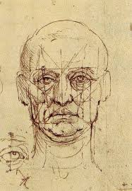 Drawing Of Facial Proportions By Leonardo Da Vinci Portrait Drawing Face Drawing Sketches