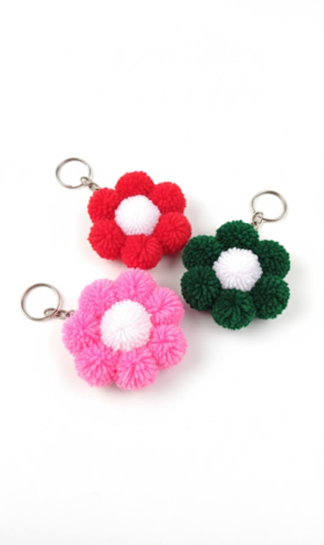 हैंडमेड keycha, रोज़ शेप Keychainबैग चार्म की-चेन, बाइक की product image