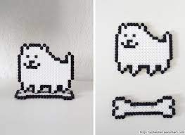 Lesser Dog With Bone Stand Perler Bead Emoji Perler Bead Art Bead Sprite