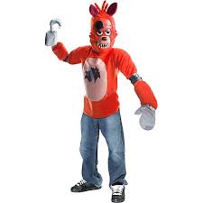 Foxy el zorro plateado, un foxy y su tripulación organizan un reto llamado davy back fight durante el cual competirán con. Boys Foxy Costume Five Nights At Freddy S Party City