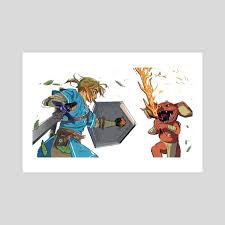 Link x Bokoblin, an art print by Gustavo Costa - INPRNT
