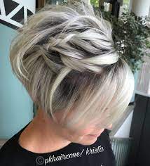 60 Creative Updo Ideas For Short Hair Short Hair Updo Hairdos For Short Hair Hair Styles
