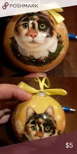3 Plastic Cat Christmas Hanging Ornament Christmas Cats Hanging Ornaments Cat Christmas Ornaments