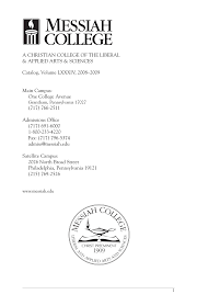 Http Www Messiah Edu Download Downloads Id 2143 Mccatalog0809 Pdf