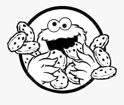 cookie monster clipart x transparent png cookie monster colouring pages free transparent clipart clipartkey cookie monster clipart x transparent