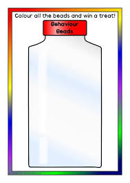 Behaviour Beads Jar Reward Charts Sb8629 Sparklebox