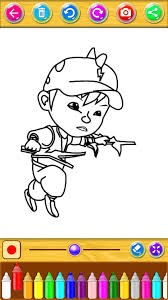 Mewarnai boboiboy galaxy coloring pages. Coloring Boboiboy For Android Apk Download