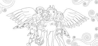 Jesus feeds 5000 coloring page. Epic Mia And Me Coloring Picture Colorful Page Unicorn Coloring Pages Free Coloring Pages Coloring Pages