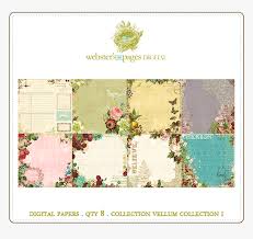 A selection of beautiful patterned floral vellum paper sheets, with each piece measuring 12″ x 12″. Vellum Paper Designs Digi Floral Design Hd Png Download Transparent Png Image Pngitem