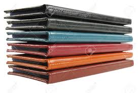 Information magically appears in your phone address book for everyday use. Stack Of Leather Business Card Organizers Stock Photo Picture And Royalty Free Image Image 12441721