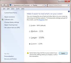 Get A Better View In Windows 7 By Adjusting Dpi Scaling