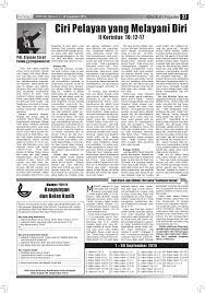 7 ia menegakkan orang yang hina dari. Tabloid Reformata Edisi 167 September 2013 By Tabloid Reformata Issuu