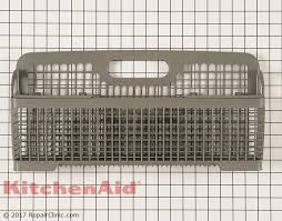 Replacement silverware grate for a ge dishwasher silverware basket. Silverware Basket Wpw10190415 Kitchenaid Replacement Parts