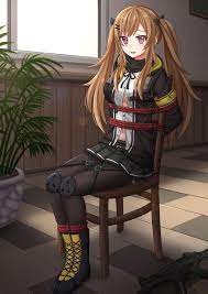 Anime girl tied up