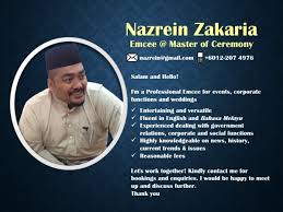 Maybe you would like to learn more about one of these? Nazrein Pengacara Majlis Professional Emcee Untuk Majlis Perkahwinan Acara Lain Pengacara Majlis Di Petaling Jaya Selangor