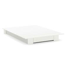 I built this bed for my teenage daughter. Queen Size White Modern Platform Bed Frame With Bottom Storage Drawer