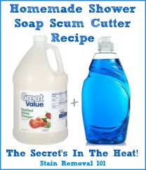 Homemade Shower Cleaner Recipes For Daily Use Heavy Duty Homemade Shower Cleaner Cleaning Hacks Cleaning