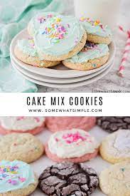 3 Ingredient Cake Mix Cookies Recipe Cake Mix Cookies Cake Mix Cookie Recipes Delicious Cookies Homemade