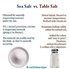 Sea Salt Vs Table Salt Table Salt Salt Sea Salt