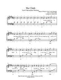 The Climb By Miley Cyrus Piano Sheet Music Intermediate Level Clarinet Sheet Music Trumpet Sheet Music Piano Sheet Music Beginners