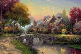 We did not find results for: Ebluejay Thomas Kinkade Cobblestone Bridge Cross Stitch Pattern Look