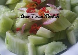 2 buah wortel 4 buah timun 5 siung bawang merah 25 buah cabe resep membuat acar mentah tanpa cuka / recipe for making raw pickles without vinegar. 5 Cara Memasak Acar Timun Mentah Yang Lezat Cookandrecipe Com