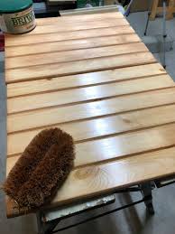 とらんく TRUNK على X: 上がブライワックスを塗って乾かした状態。下が乾かした後にたわしで磨いた状態。 た わ し の 凄 さ DIY  ブライワックス t.coNDCHawGuWh  X